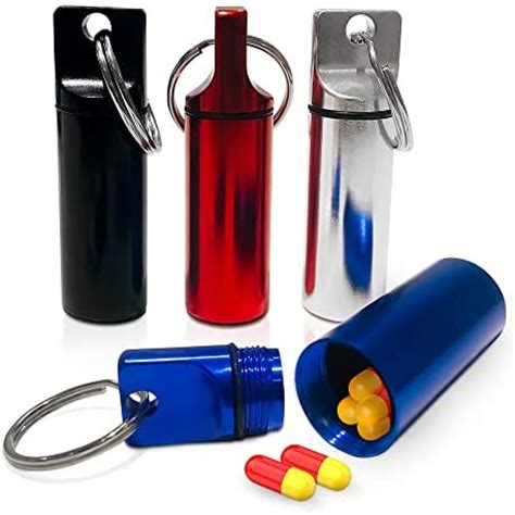 medicine holder keychain|More.